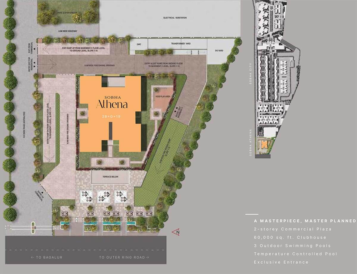 Master Plan - Sobha City Athena