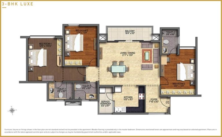3 BHK Luxe - Purva Somerset House Guindy