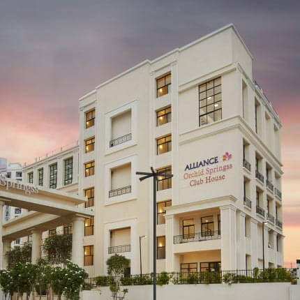 Clubhouse View - Alliance Orchid Springss