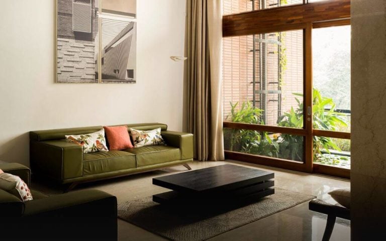 Double Height Windows Living - Total Environment Songs From The Wood