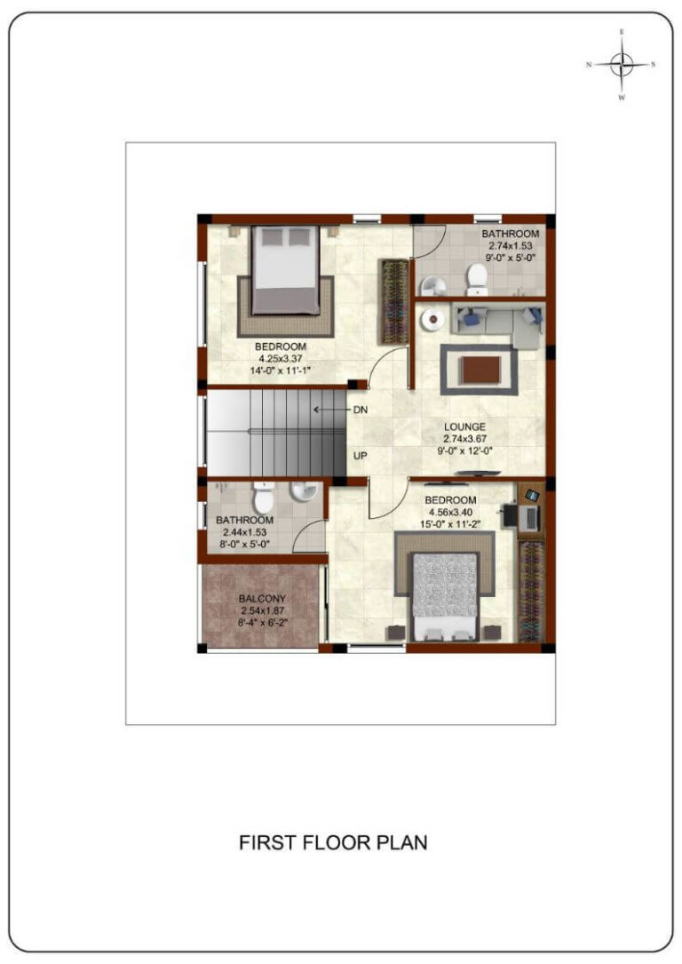 3 BHK-1200 First-Floor - CasaGrand Bloom Chennai