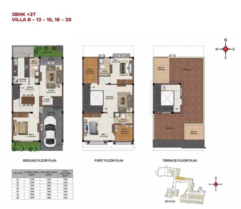 3 BHK Villa - 1883 - CasaGrand Vistaaz Chennai