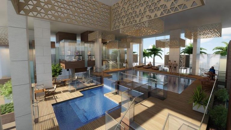 Club Pool View - TVH Quadrant Adyar Chennai