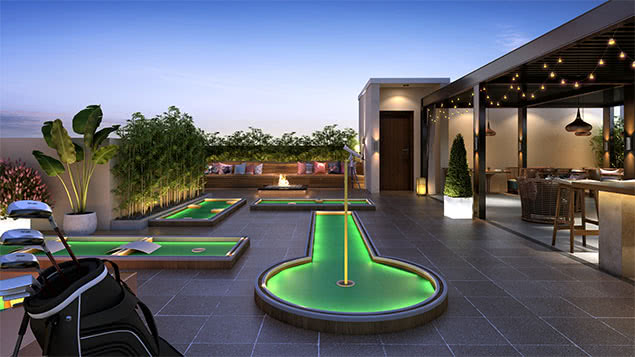 Clubhouse-Chip-Golf - CasaGrand Solitaire Villas Coimbatore