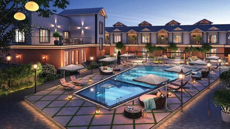 Elevation Pool View - CasaGrand Vistaaz Chennai