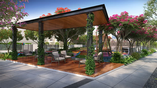Gazebo-View-A - CasaGrand Solitaire Villas Coimbatore