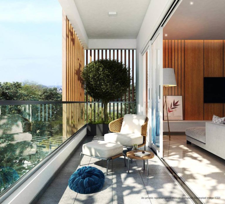 Interior Private Balcony - Spectra Raywoods