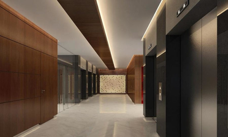 Lift Lobby - TVH Quadrant Adyar Chennai