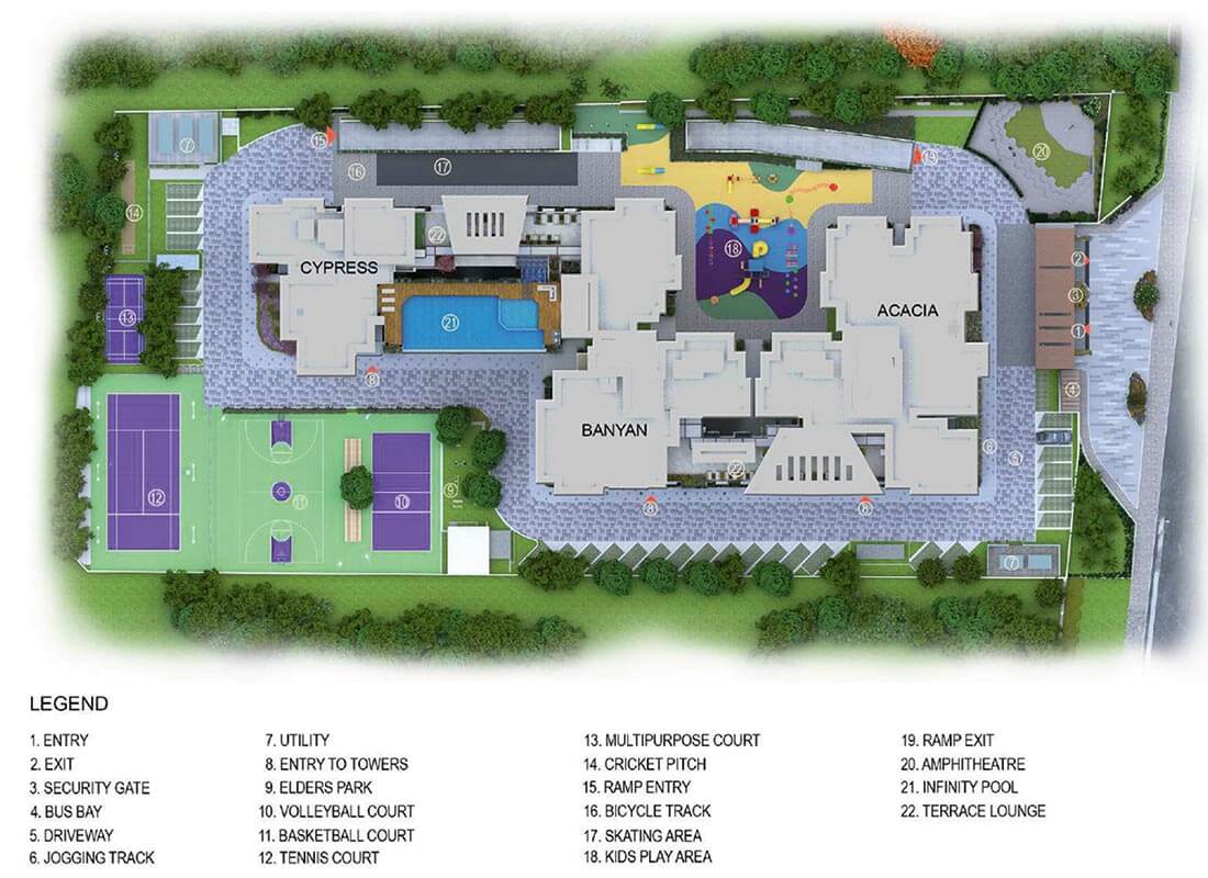 Master Plan - Enessen Estates & Prime One Corp Centreo