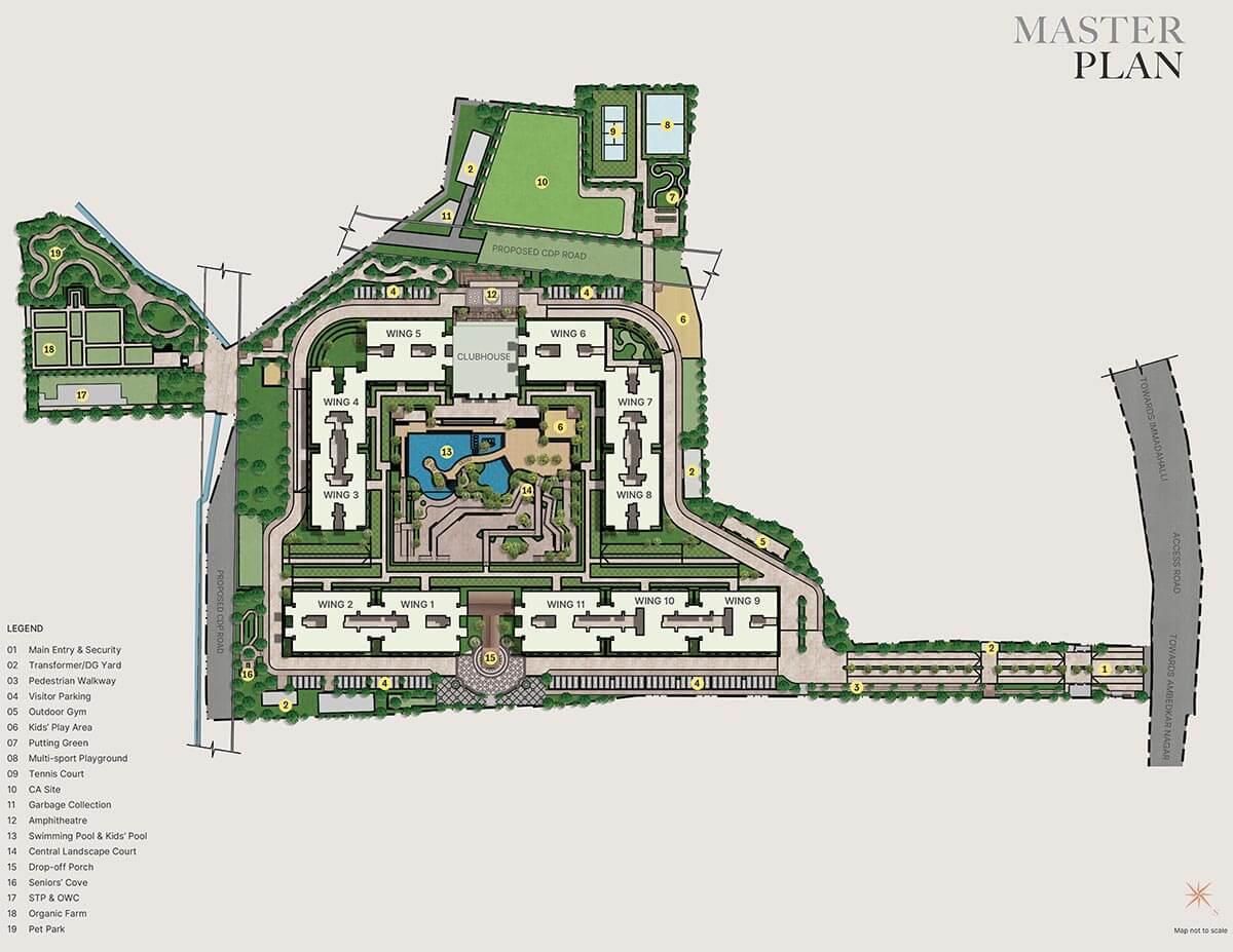 Master Plan - SOBHA Windsor Whitefield