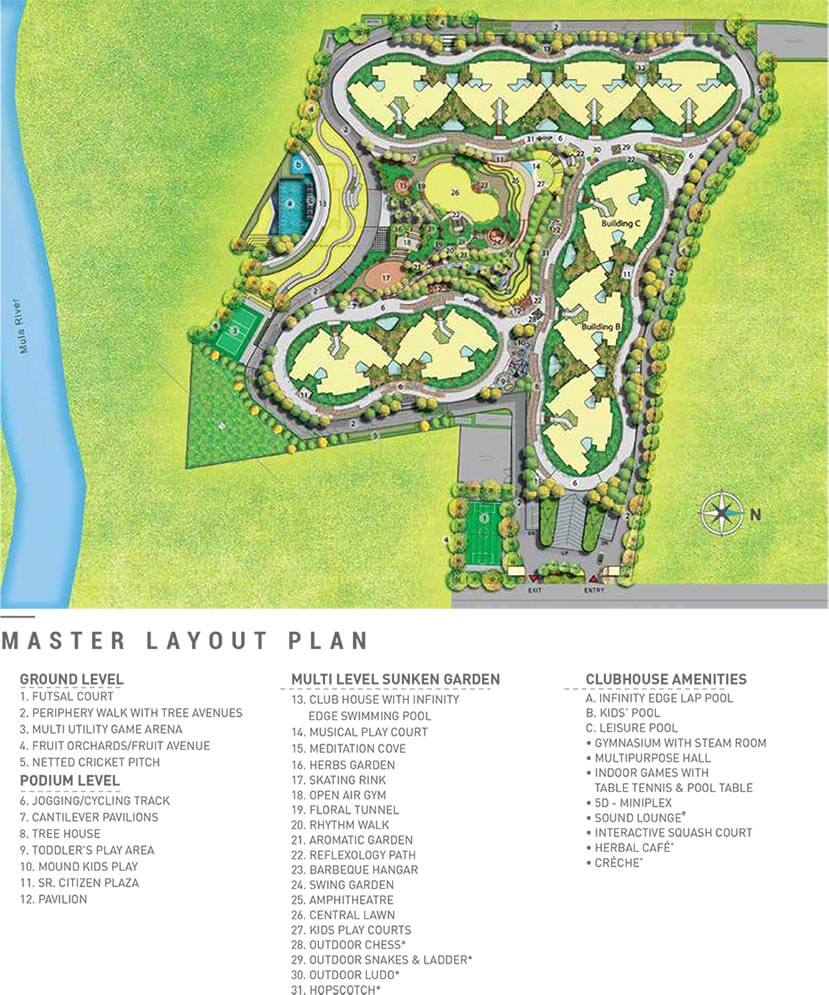 Master Plan - Shapoorji Pallonji Sensorium Joyville Pune