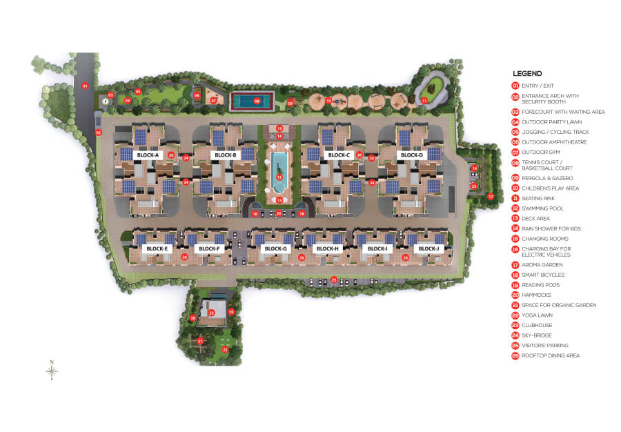 Master Plan - TVS Emerald Peninsula Manapakkam