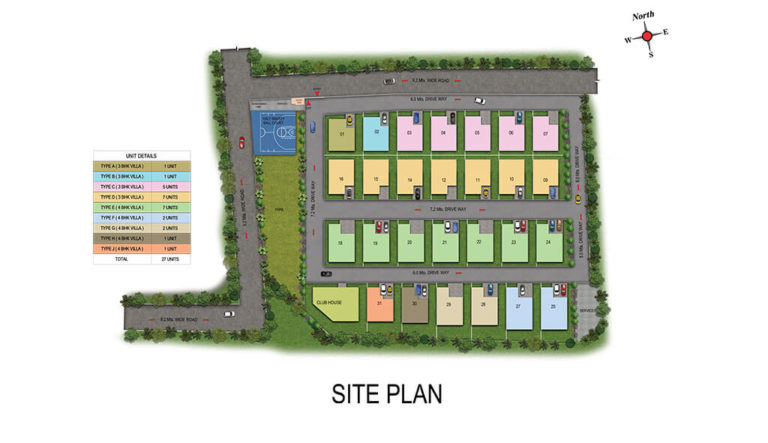Site Plan - CasaGrand Solitaire Villas Coimbatore