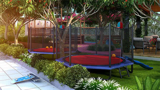 Trampoline-View - CasaGrand Solitaire Villas Coimbatore