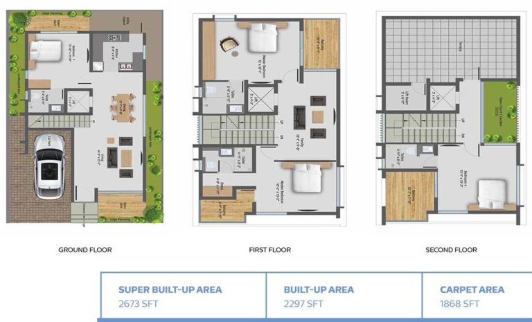 4 BHK - 2673 - 42 Queens Square Villas Sarjapur