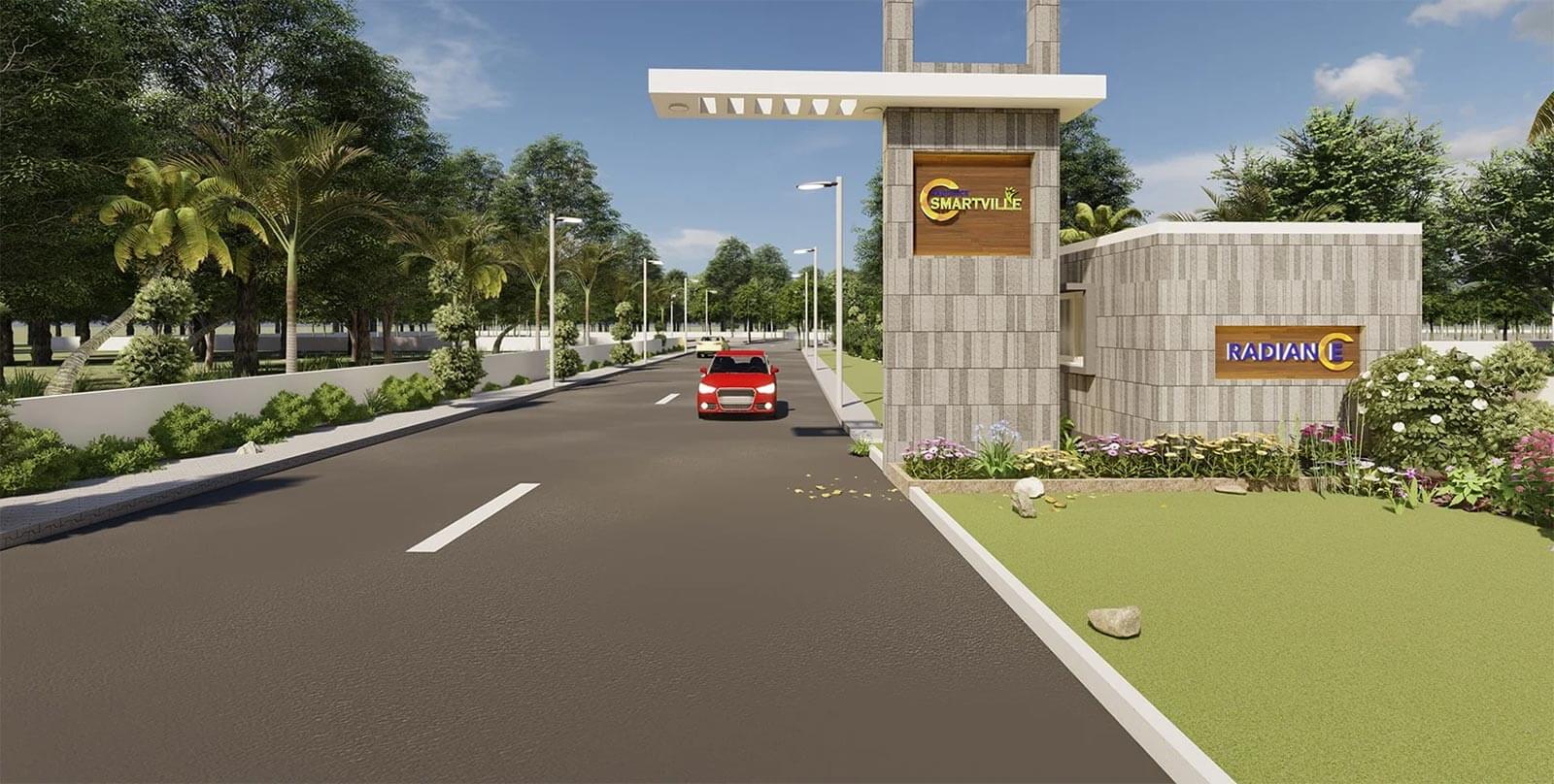 Entrance-View - Radiance Smartville Plots