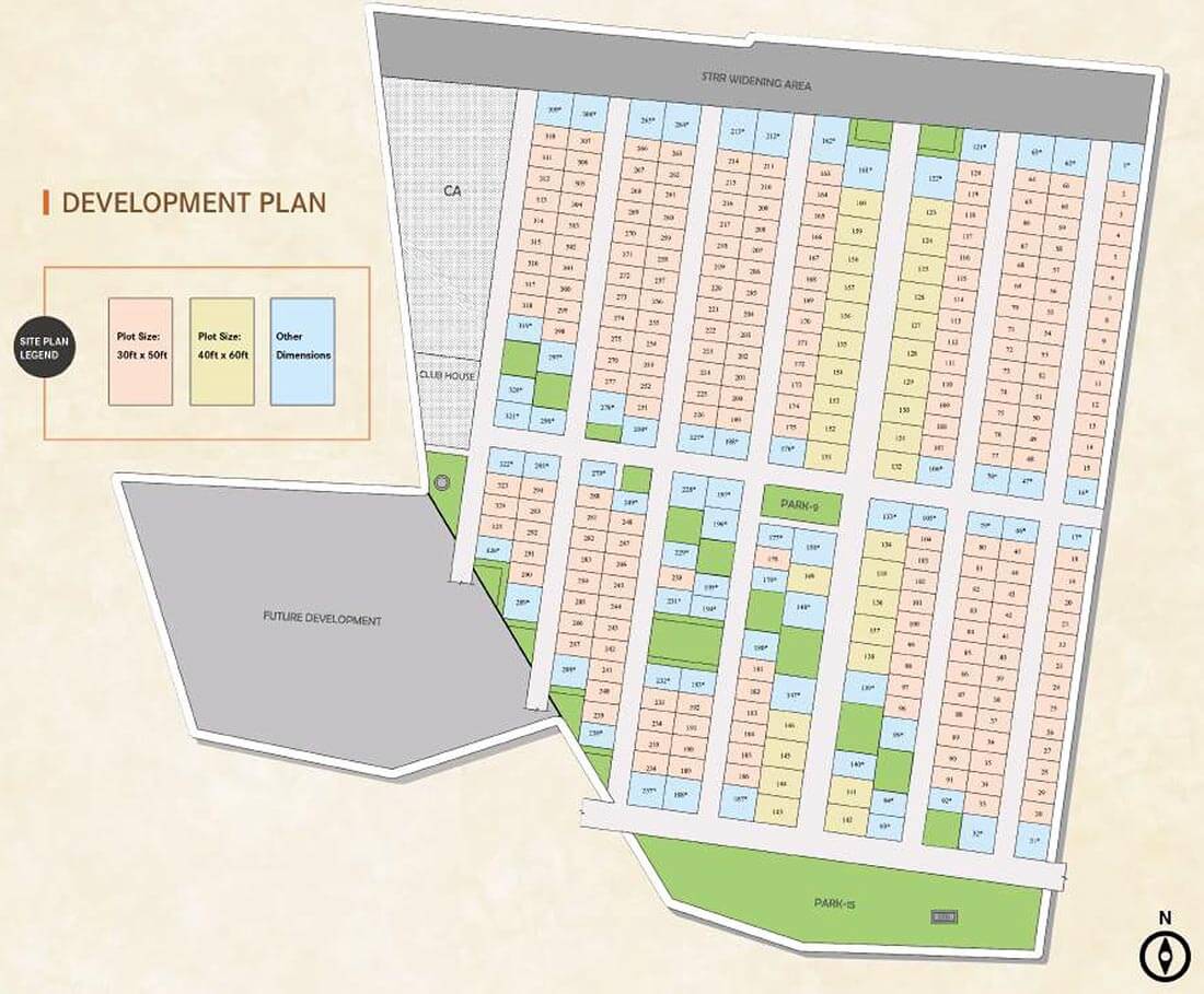 Layout Plan - Century Seasons Plots Devenahalli