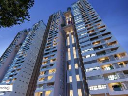 Fortune Sonthalia Sky Villas in Kokapet, Hyderabad Details | Reviews | Price | Floor Plan | Photos | Master Plan | Brochure | Amenities | Location Low-Angle-View-Evening - Fortune Sonthalia Sky Villas