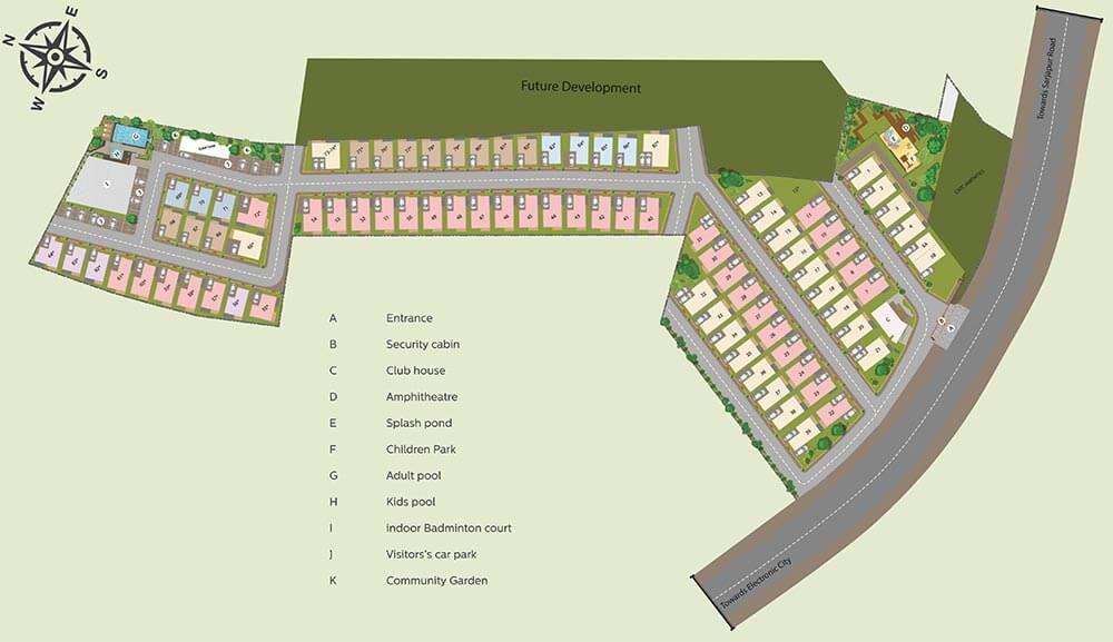 Master Plan - 42 Mark One Villas