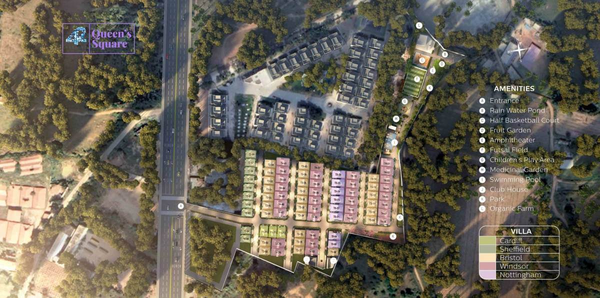 Master Plan - 42 Queens Square Villas Sarjapur