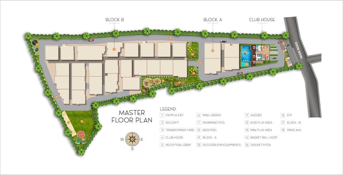 Master Plan - Saritha Splendor Whitefield