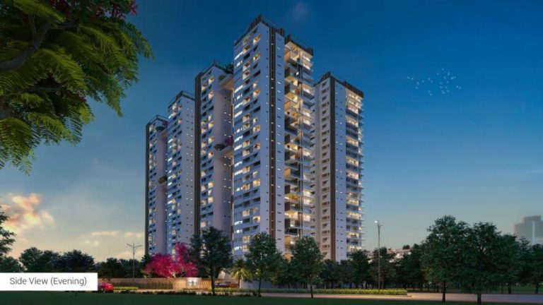 Side-View-Evening - Fortune Sonthalia Sky Villas