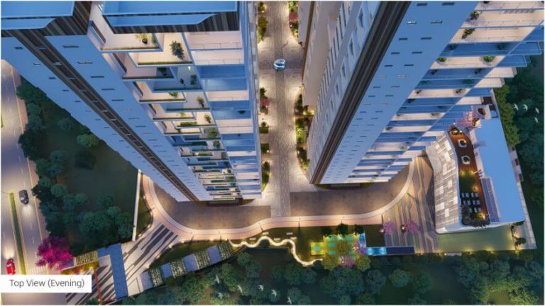 Top-View-Evening - Fortune Sonthalia Sky Villas