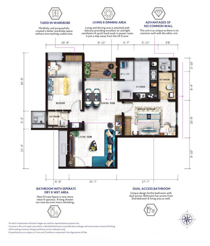 2 BHK - 1188 - Risland The Ace Chennai
