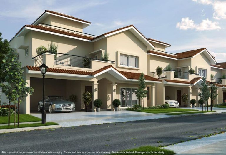 Elevation B - Adarsh Wisteria Villas