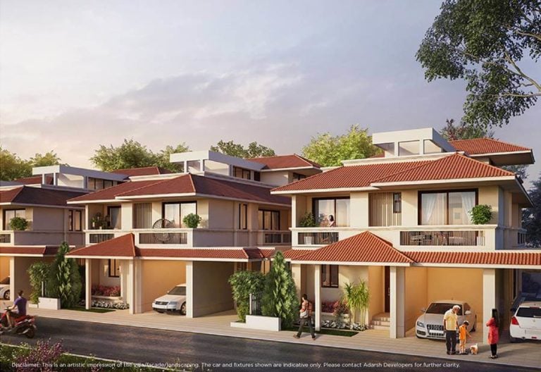 Exterior-01 - Adarsh Tranqville Villas