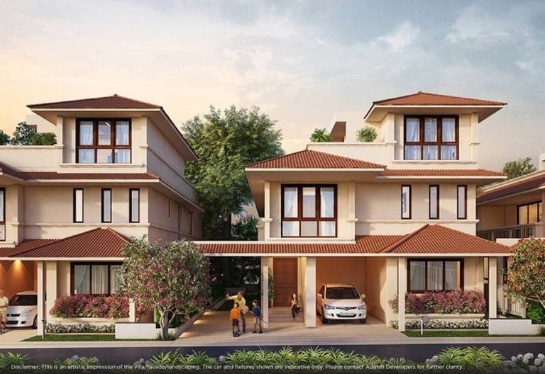 Exterior-02 - Adarsh Tranqville Villas