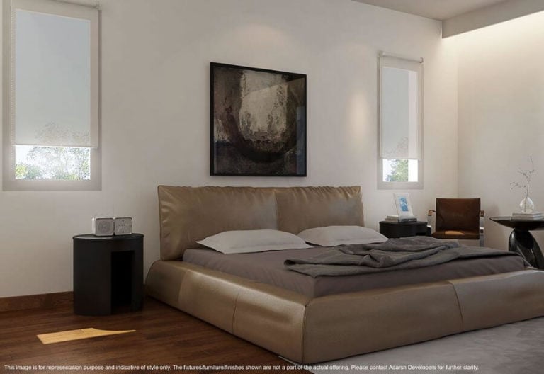 Interior Bedroom - Adarsh Wisteria Villas