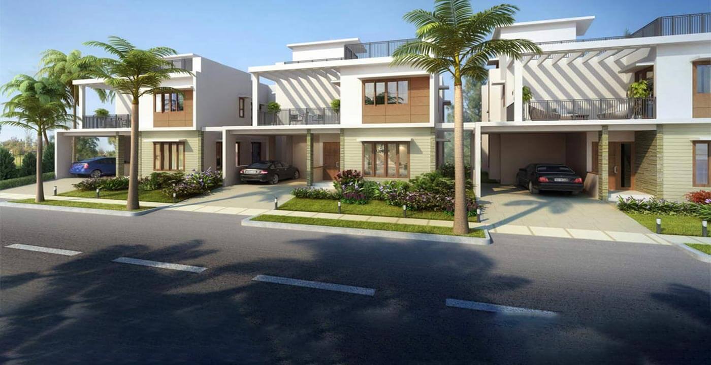 Main Elevation - Adarsh Palm Acres Villa