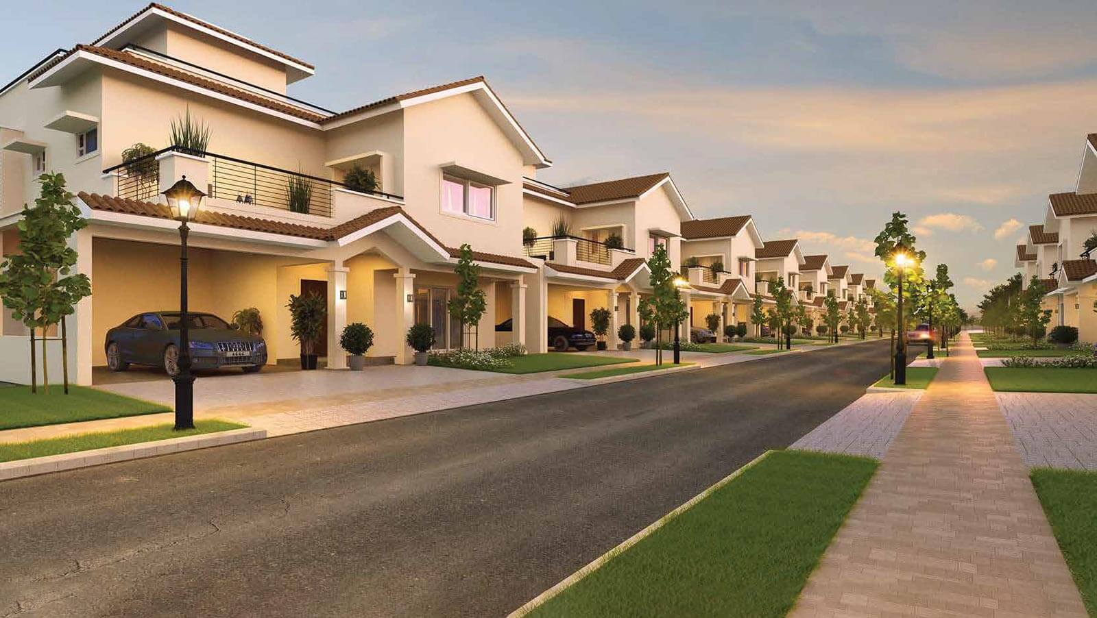 Main View - Adarsh Wisteria Villas