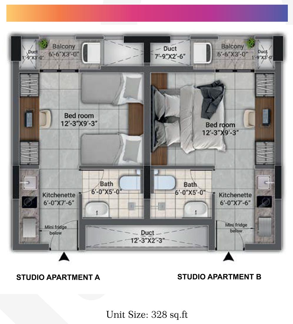 Studio - 328 - DRA Truliv Porur Realinvest