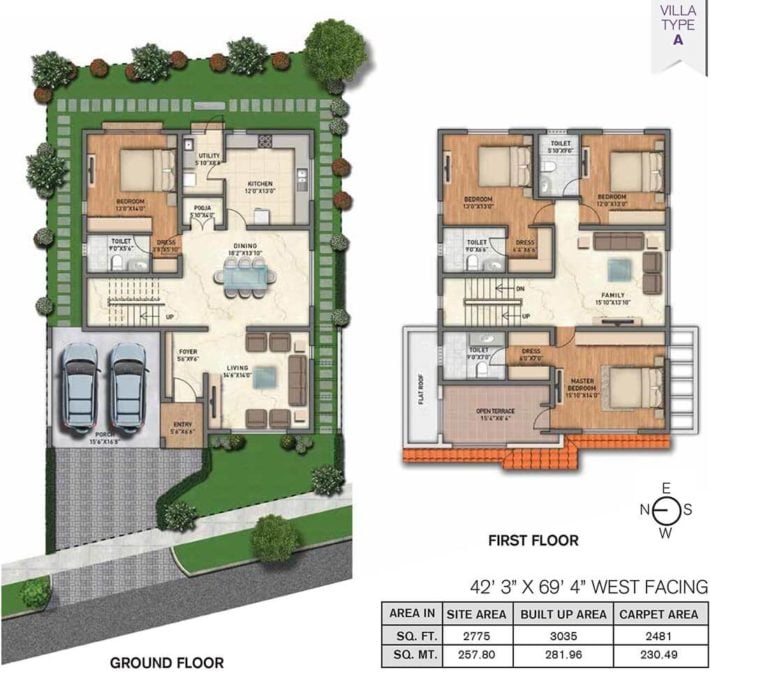 Villa A - 2775 - Adarsh Wisteria Villas