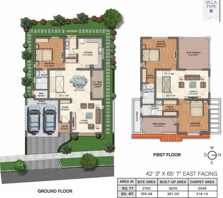 Villa B - 2750 - Adarsh Wisteria Villas