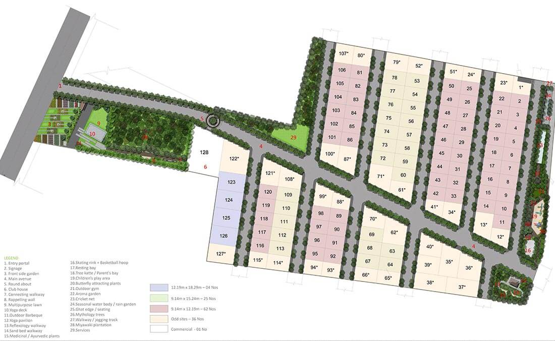 Master Plan - Gokul Vatika Address Plots