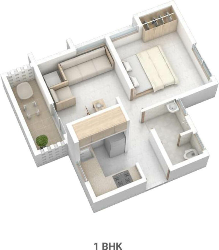 1 BHK - Rohan Anand Somatane