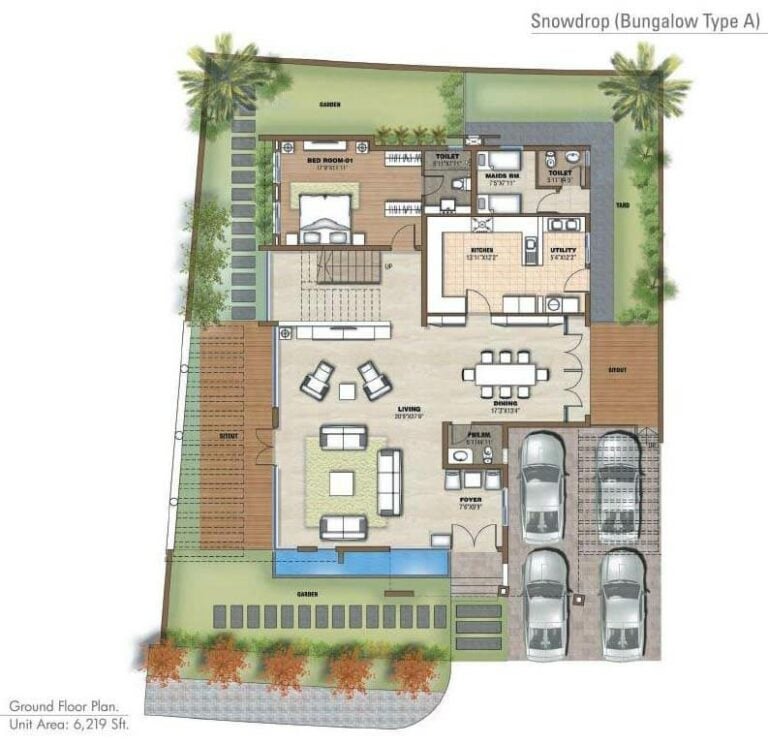 Ground Floor Bungalow A - Prestige White Meadows