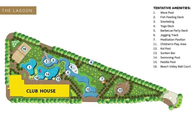Lagoon Plan - Purva Silversands Pune