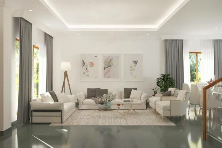 Prime Beverly Woods Villas Living Room