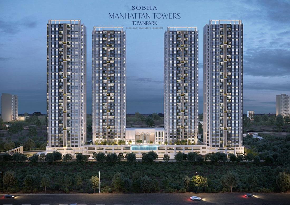 Main View Sobha Manhattan Towers Sobha Town Park