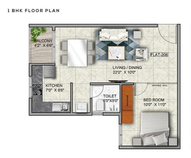 1 BHK - Mana Capitol Sarjapur