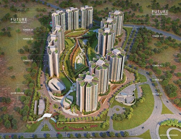 Aerial View - Kasturi Eon Homes Pune