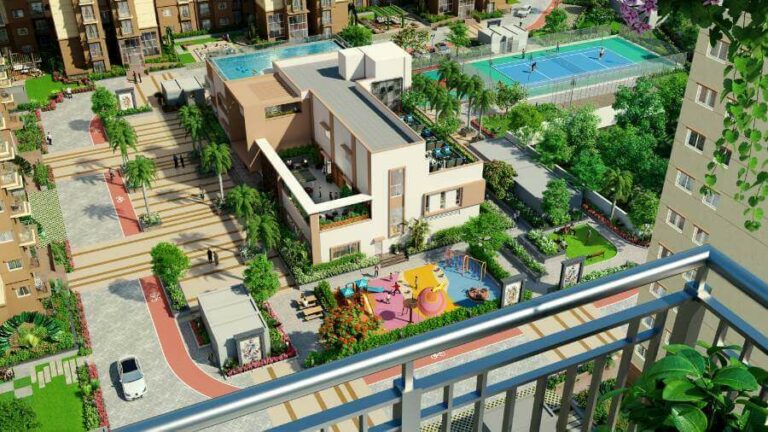 Balcony To Club - Shriram WYT FIELD Budigere