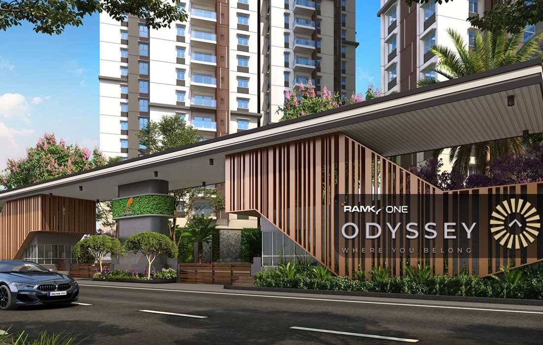 Main Elevation A - Ramky Odyssey Narsingi