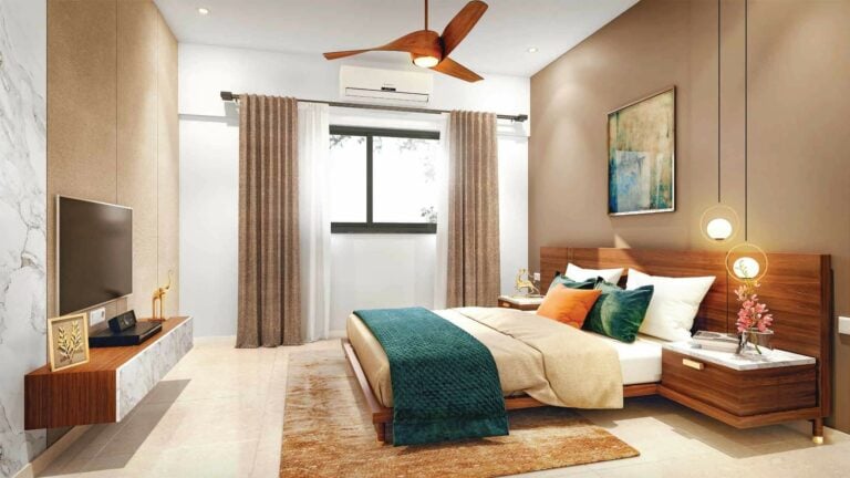 Master Bedroom - Shapoorji Pallonji Vanaha Shapoorji Bavdhan
