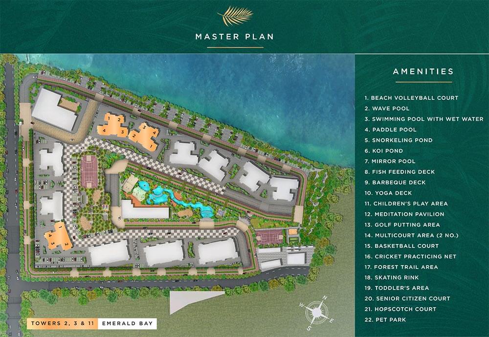 Master Plan - Purva Emerald Bay Silversands