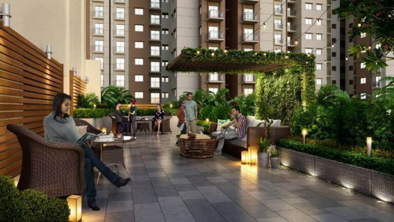Terrace Sitting View - Shriram WYT FIELD Budigere